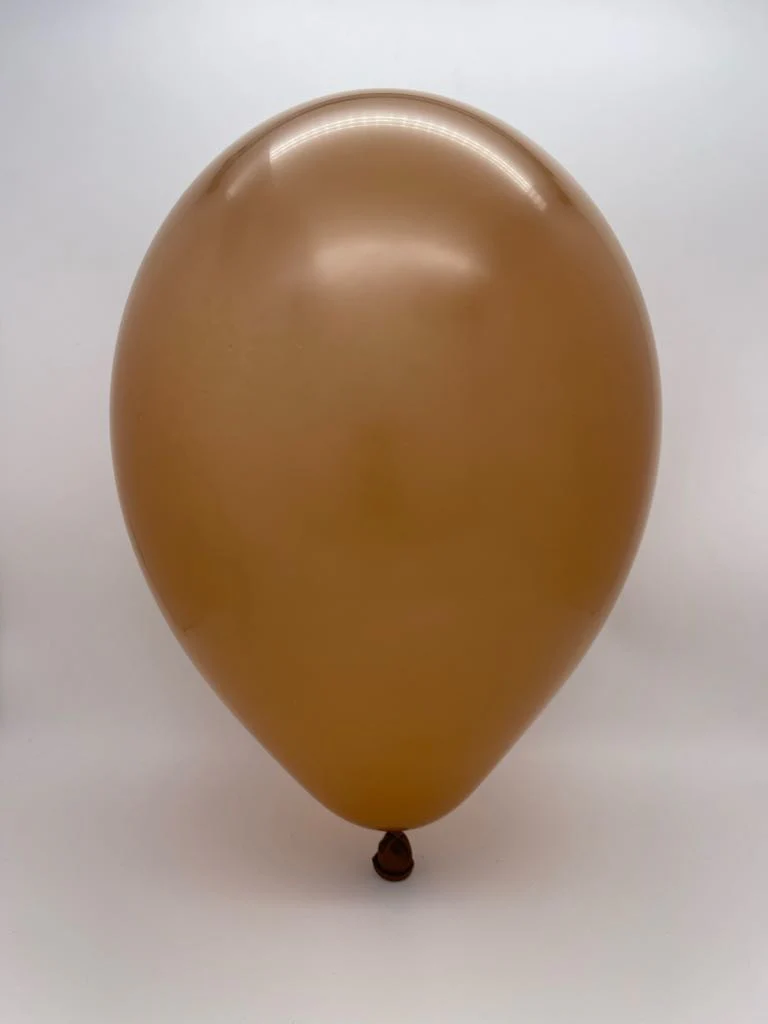 260G Gemar Latex Balloons (Bag of 50) Modelling/Twisting Mocha - Image 2