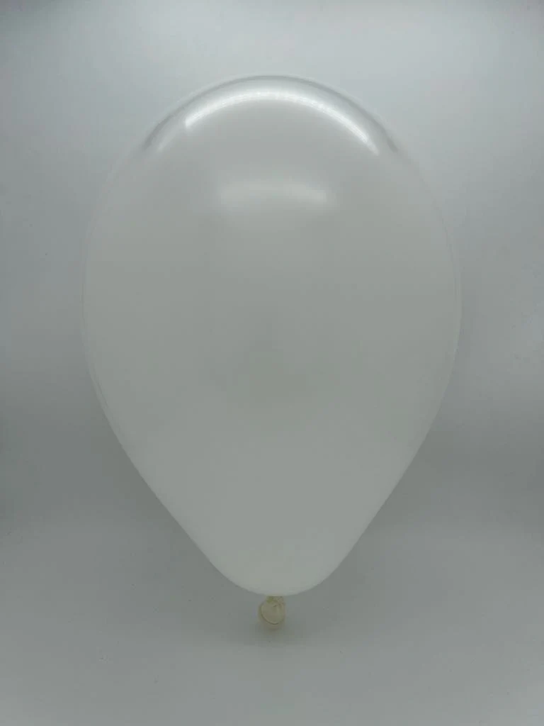 260G Gemar Latex Balloons (Bag of 50) Modelling/Twisting White - Image 2