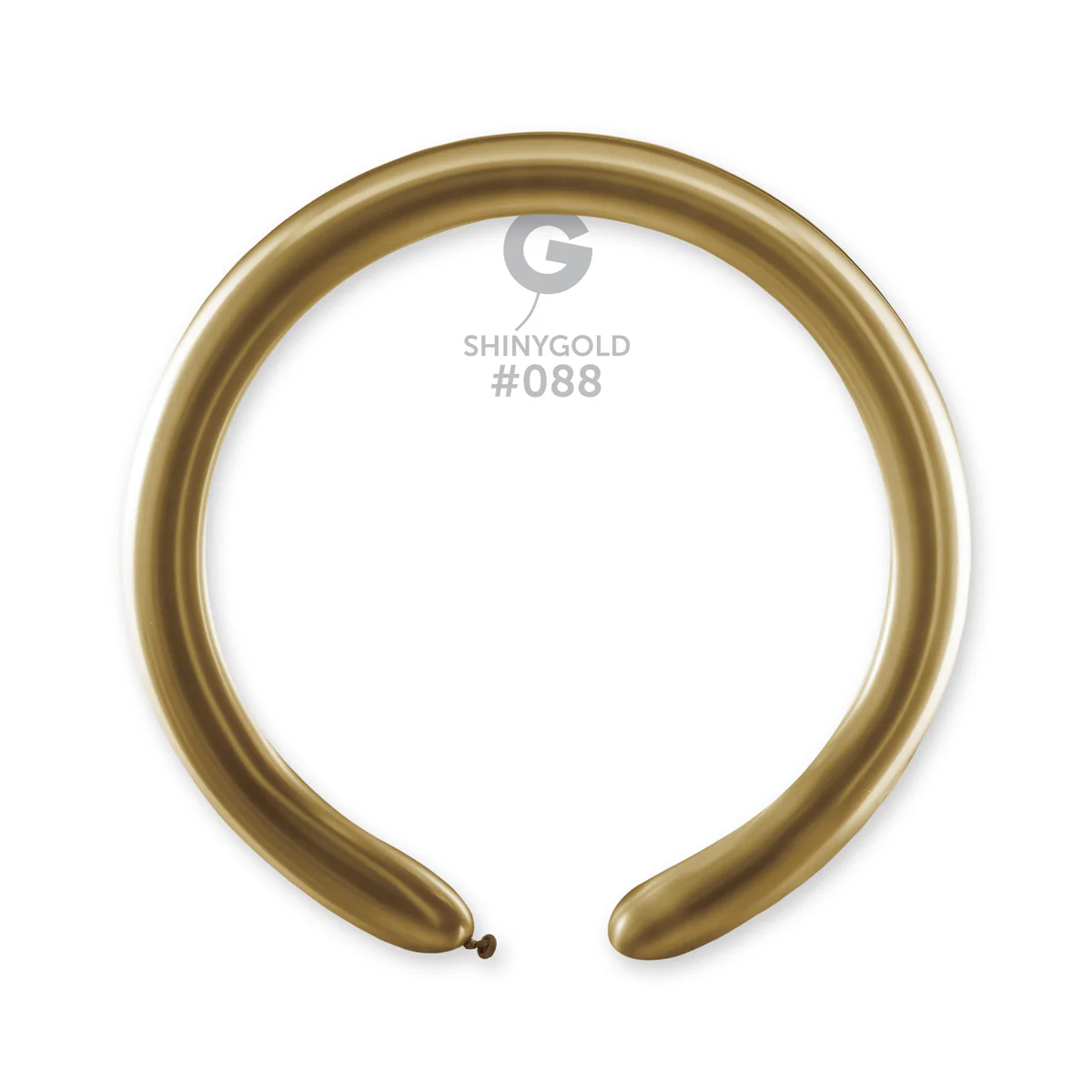 260G Gemar Latex Balloons (Bag of 50) Shiny Gold Twisting/Modelling*