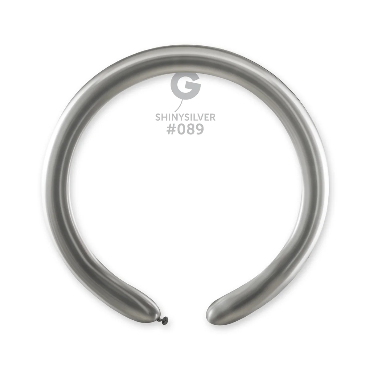 260G Gemar Latex Balloons (Bag of 50) Shiny Silver Twisting/Modelling*