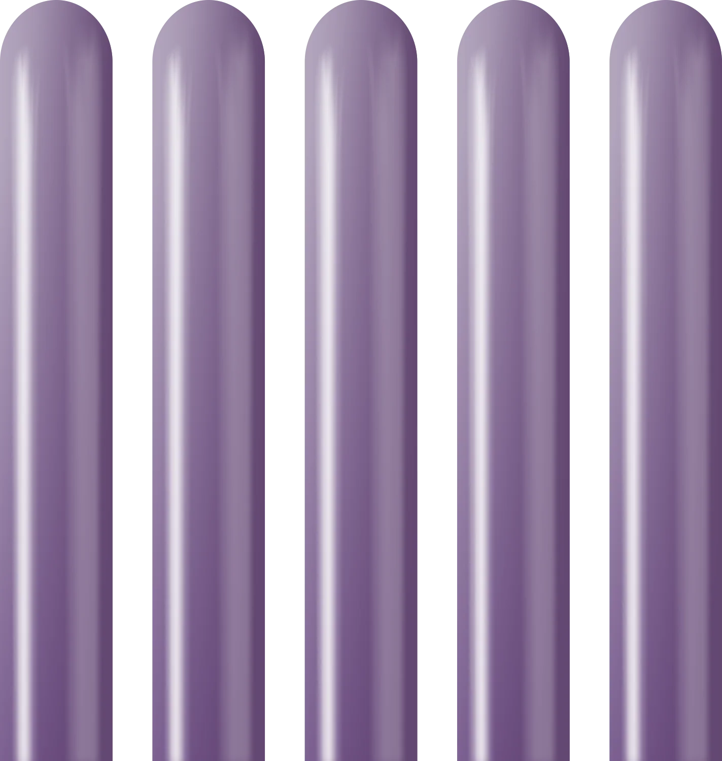 260K Kalisan Twisting Latex Balloons Mirror Violet (50 Per Bag) - Image 3