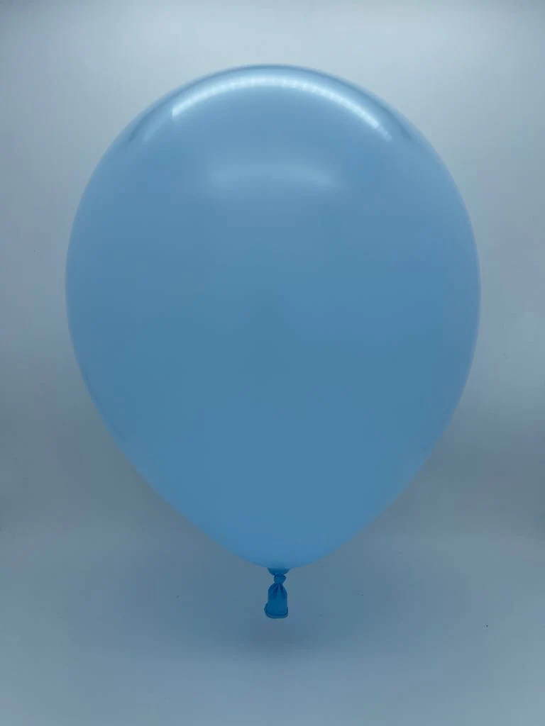 260K Kalisan Twisting Latex Balloons Pastel Matte Macaron Blue (50 Per Bag) - Image 2