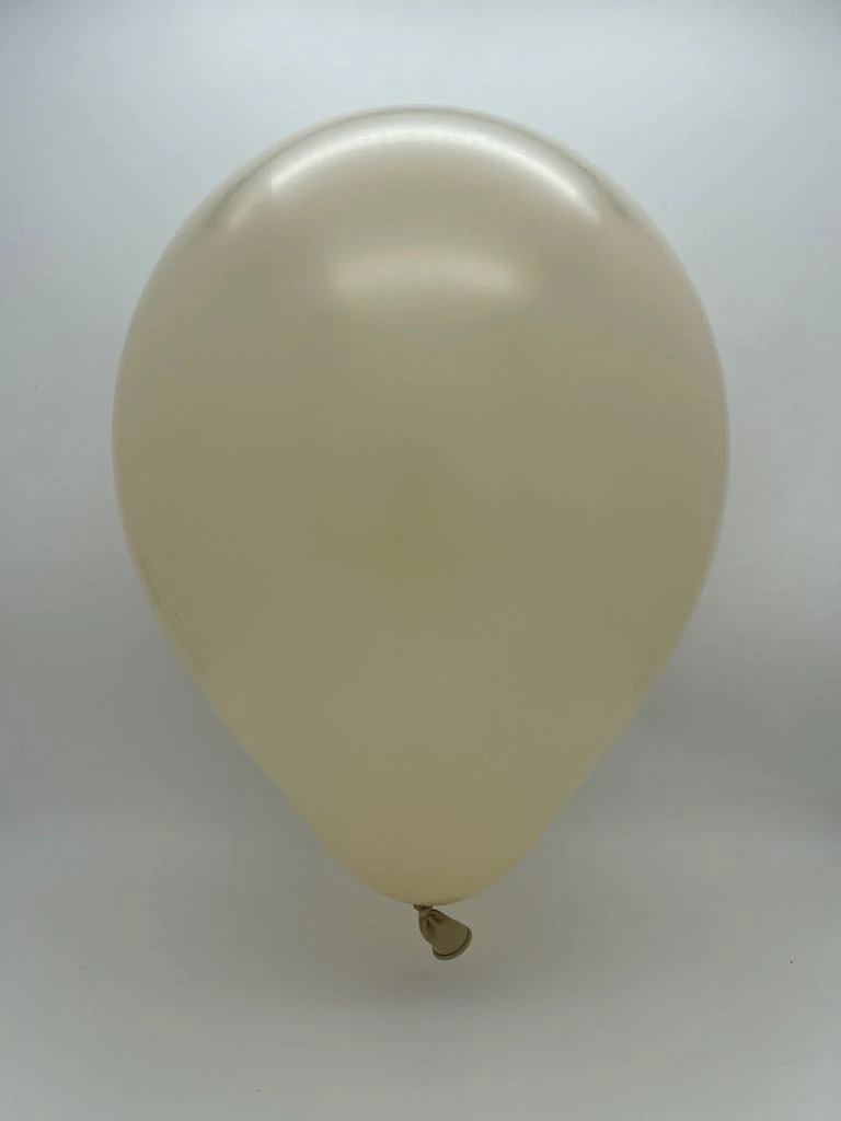 260K Kalisan Twisting Latex Balloons Retro White Sand (50 Per Bag) - Image 2