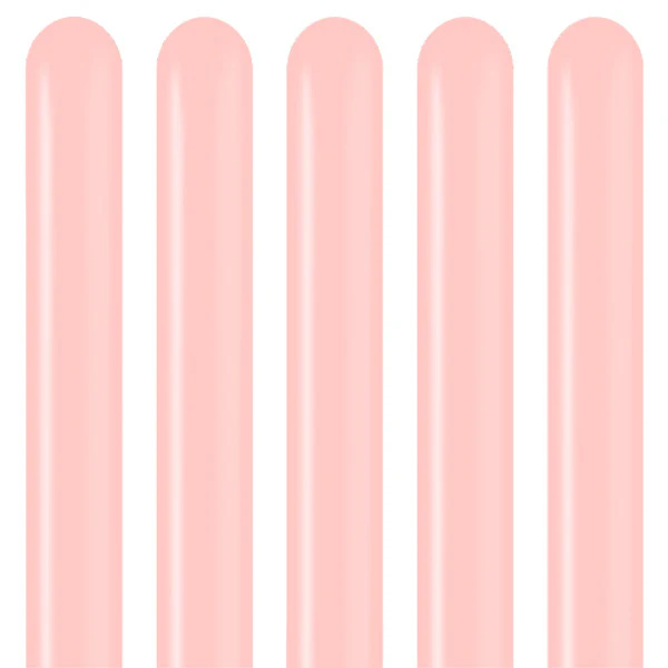 260K Kalisan Twisting Latex Balloons Standard Baby Pink (50 Per Bag) - Image 3