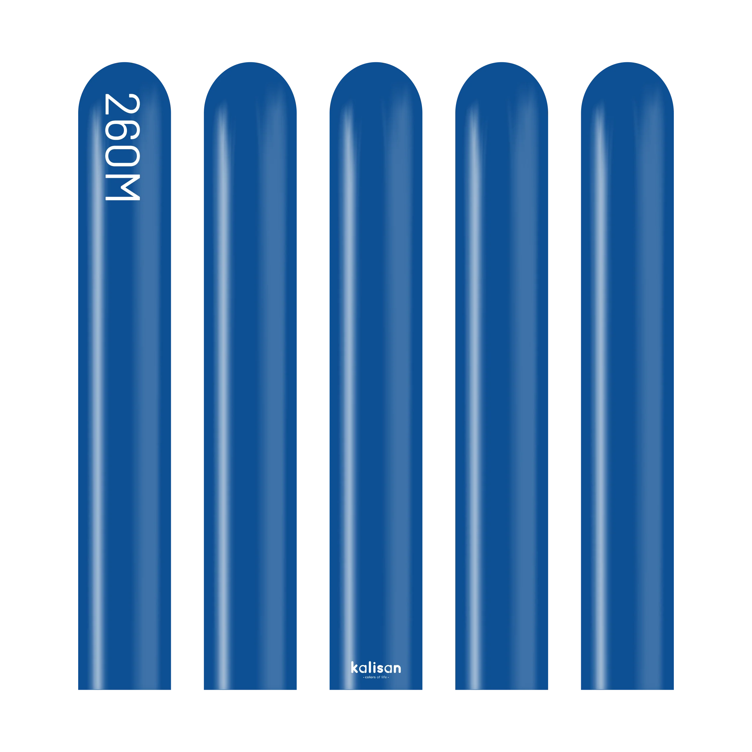 260K Kalisan Twisting Latex Balloons Standard Dark Blue (50 Per Bag)
