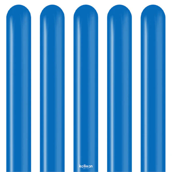 260K Kalisan Twisting Latex Balloons Standard Dark Blue (50 Per Bag) - Image 3