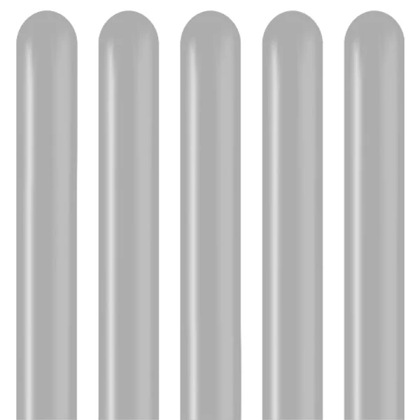 260K Kalisan Twisting Latex Balloons Standard Grey (50 Per Bag) - Image 3