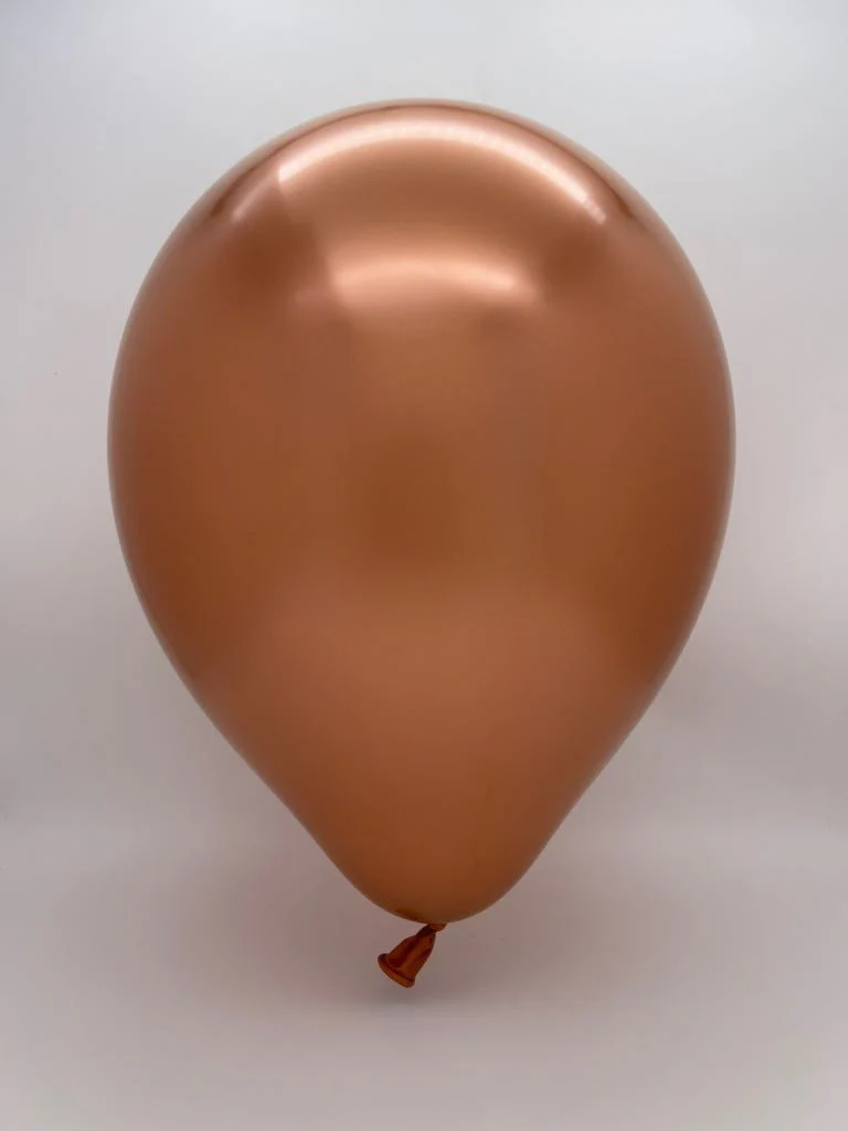 260K Nozzle Up Kalisan Twisting Latex Balloons Mirror Copper (50 Per Bag) - Image 2