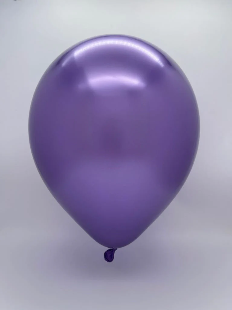 260K Nozzle Up Kalisan Twisting Latex Balloons Mirror Violet (50 Per Bag) - Image 2