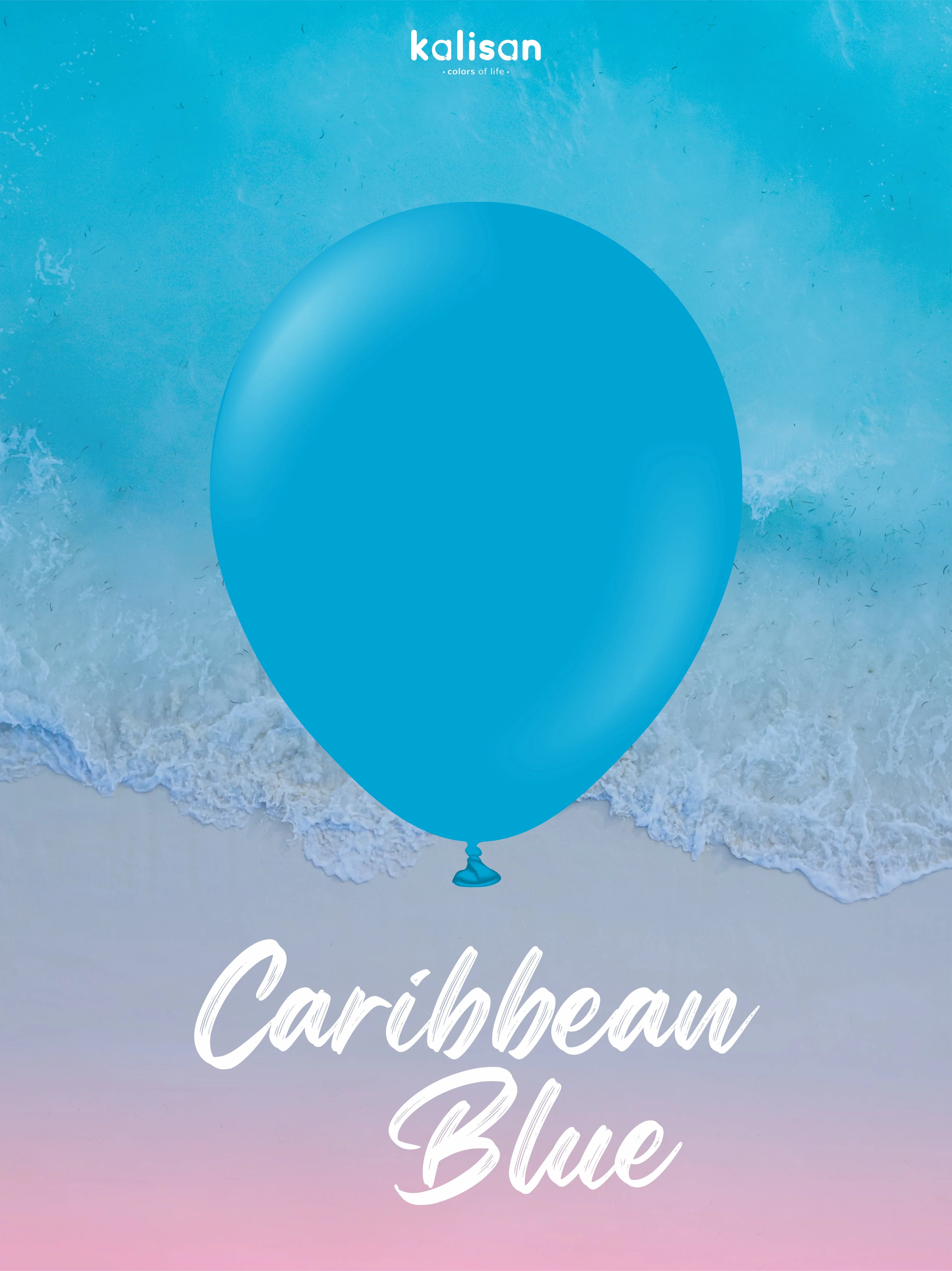 260K Nozzle Up Kalisan Twisting Latex Balloons Standard Caribbean Blue (50 Per Bag) - Image 11