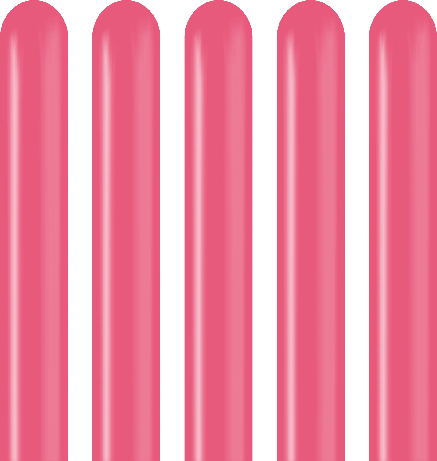 260K Nozzle Up Kalisan Twisting Latex Balloons Standard Fuchsia (50 Per Bag) - Image 4