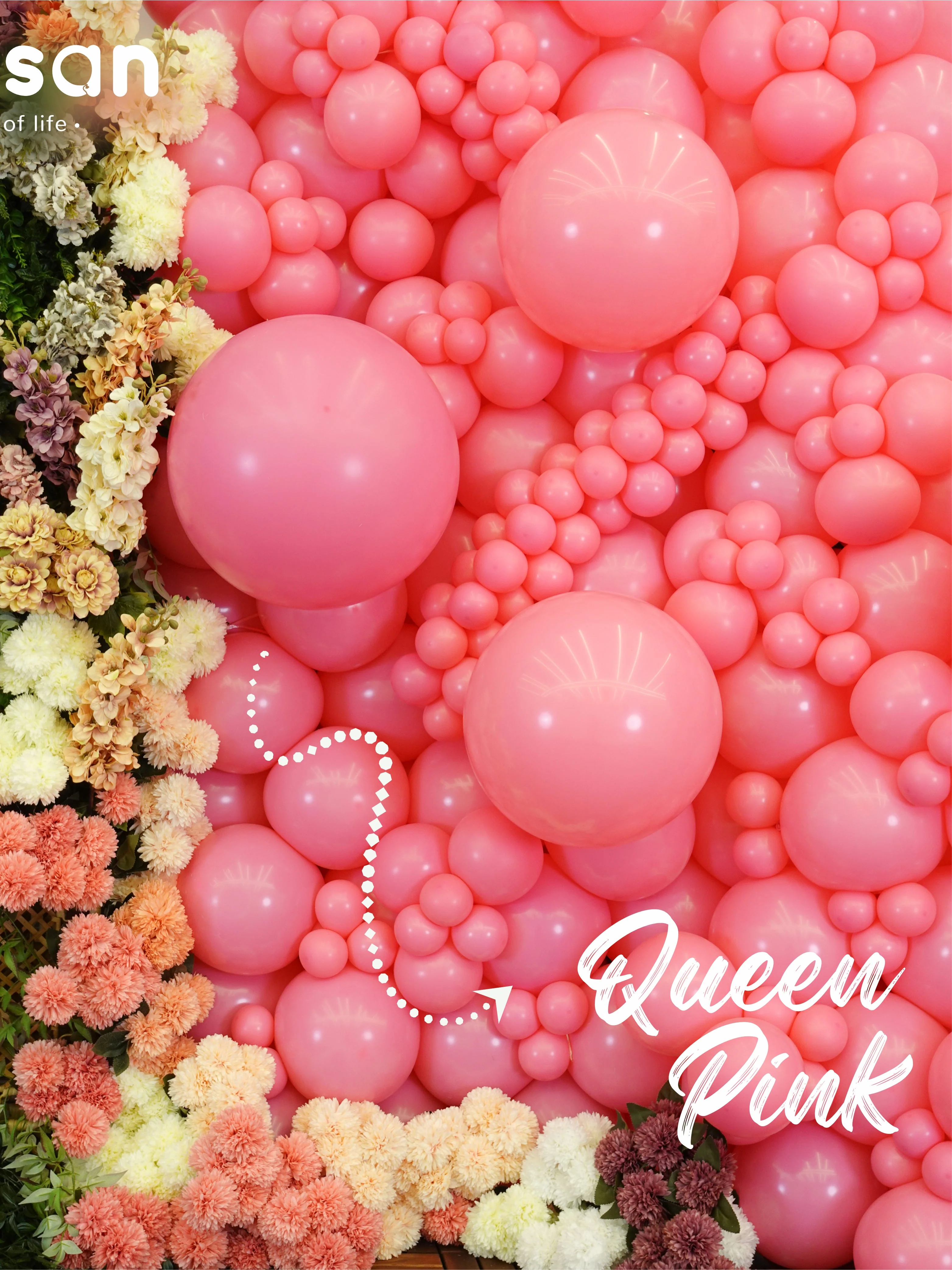 260K Nozzle Up Kalisan Twisting Latex Balloons Standard Queen Pink (50 Per Bag) - Image 5