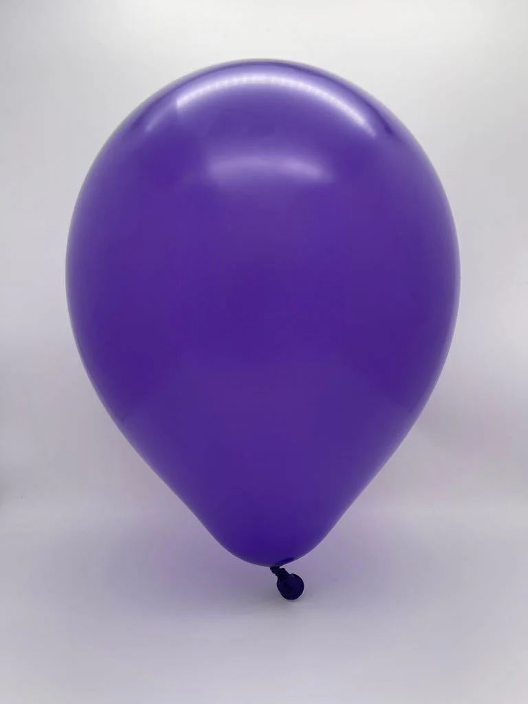 260K Nozzle Up Kalisan Twisting Latex Balloons Standard Violet (50 Per Bag) - Image 2
