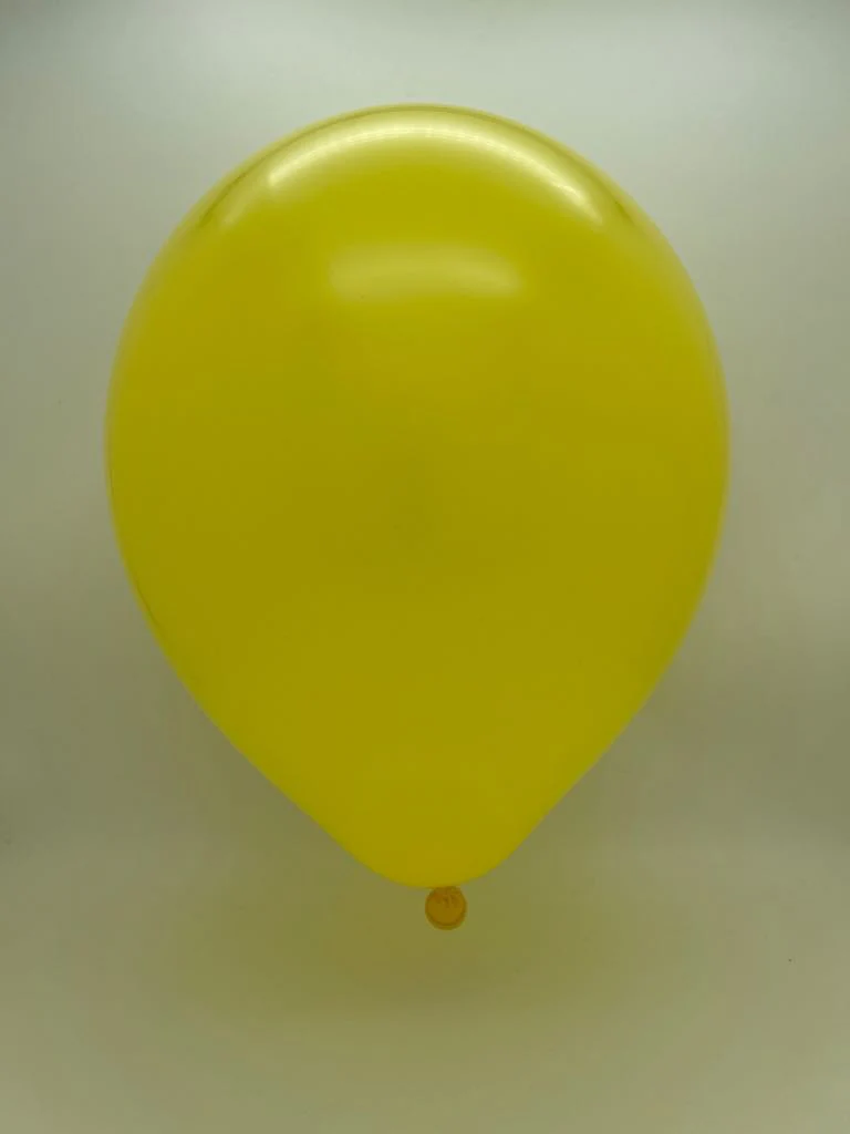 260K Nozzle Up Kalisan Twisting Latex Balloons Standard Yellow (50 Per Bag) - Image 2