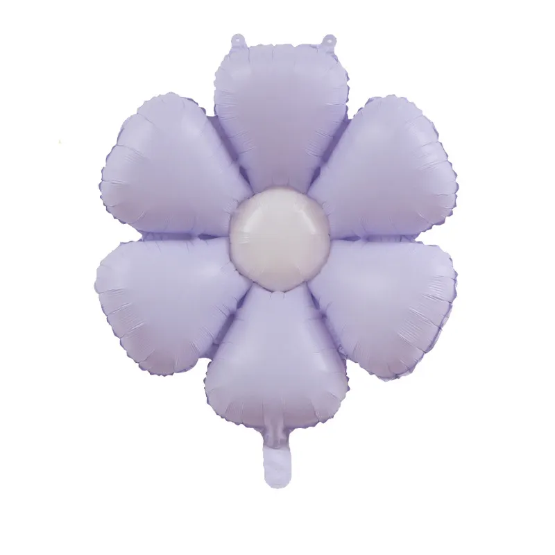 27" Airfill Macaron Color Lavender Daisy Flower Balloon
