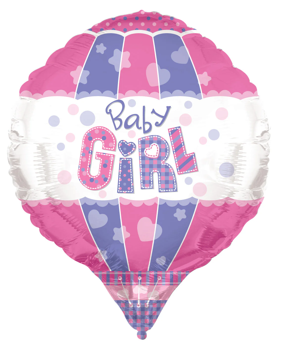 28" Baby Girl Aerostatic 3D Balloon