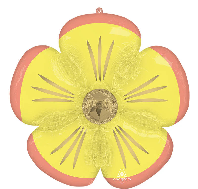28" Jumbo Supershape Soulful Blossoms Daisy Foil Balloon