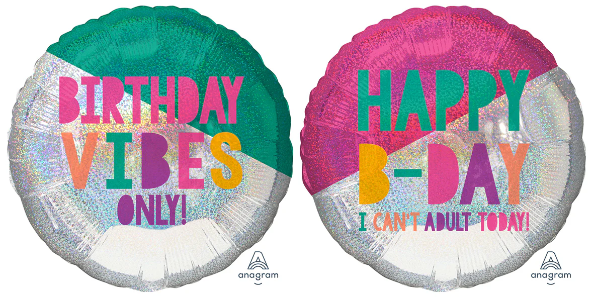 28" Jumbo Young & Fabulous Birthday Foil Balloon