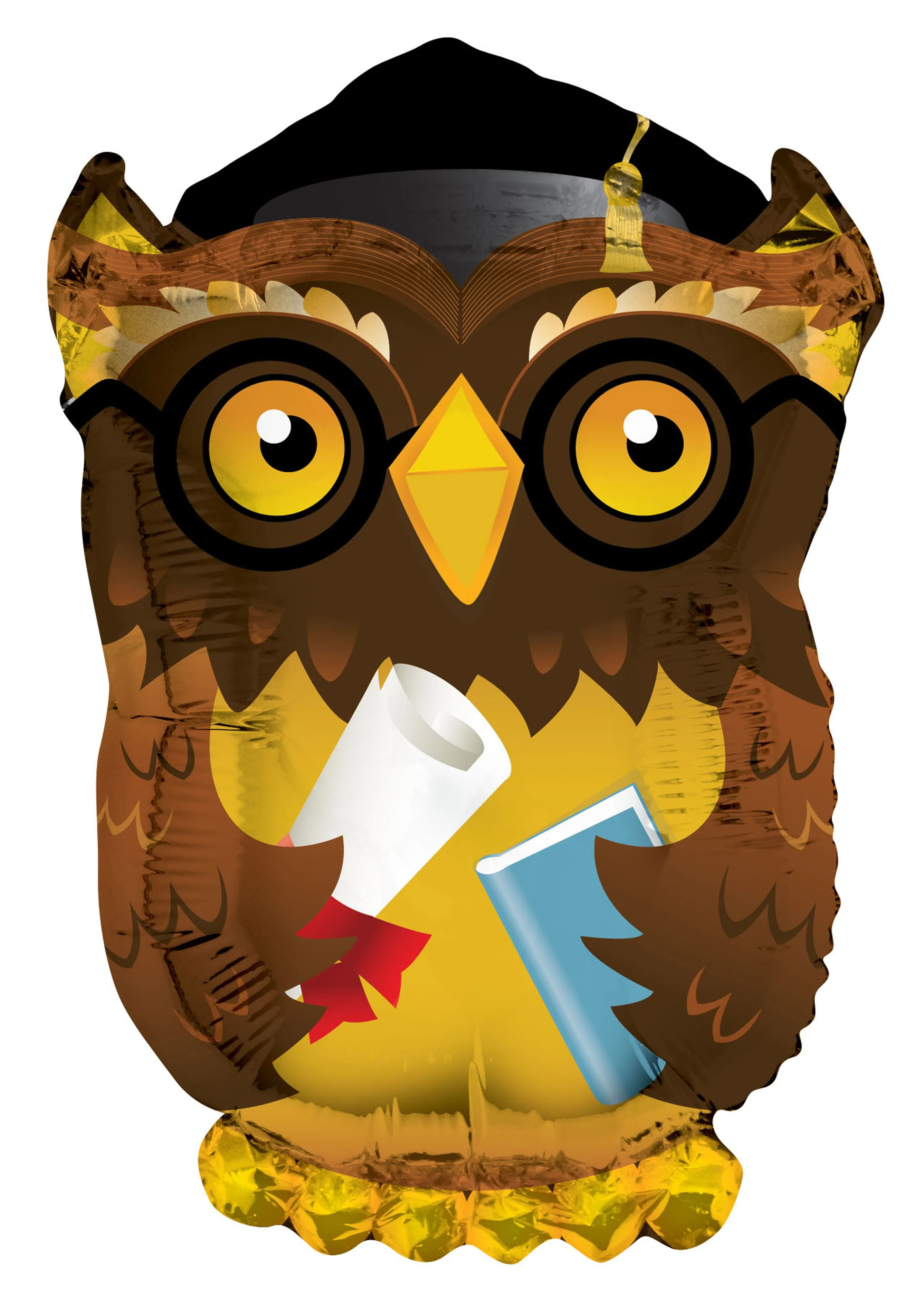 28" Wise Old Grad Owl Graduation Balloon