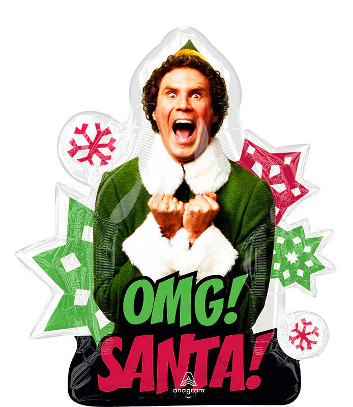 28" SuperShape Buddy Elf Foil Balloon