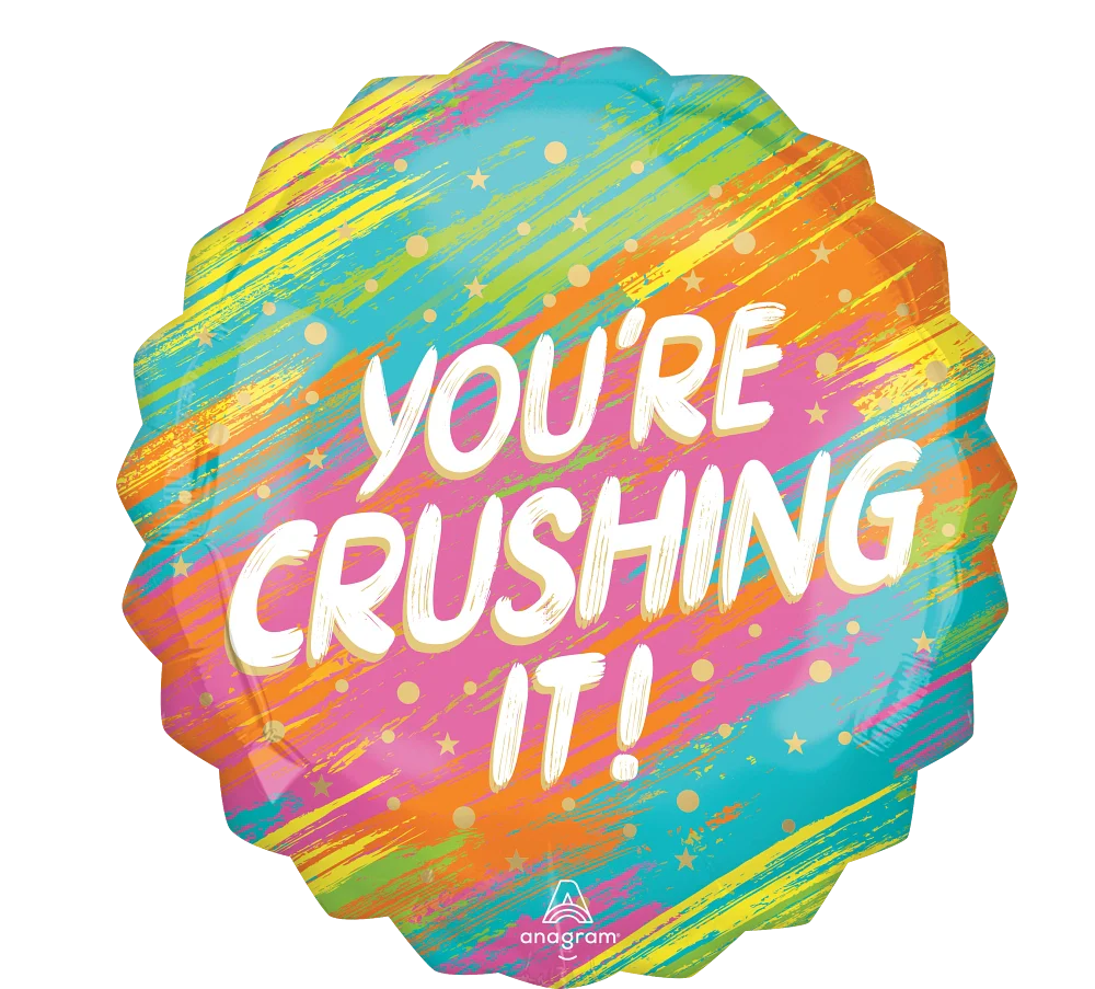 28" SuperShape You're Crushing It! Foil Balloon
