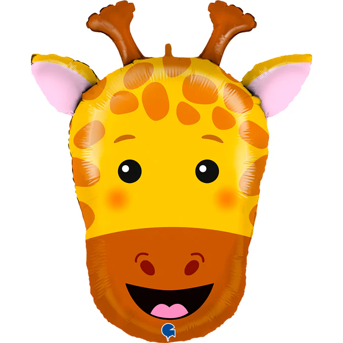 29" Giraffe Head Foil Balloon