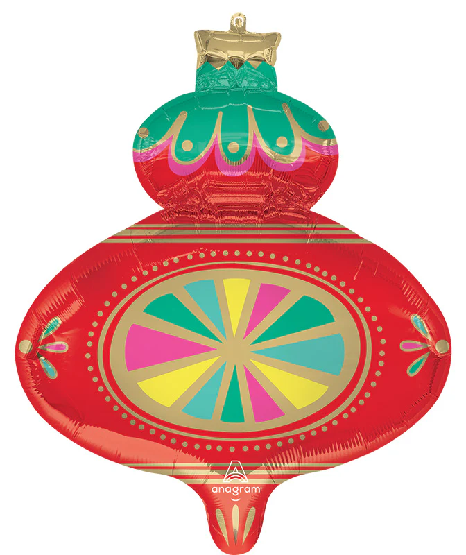 29" Jumbo Oh, What Fun Ornament Foil Balloon