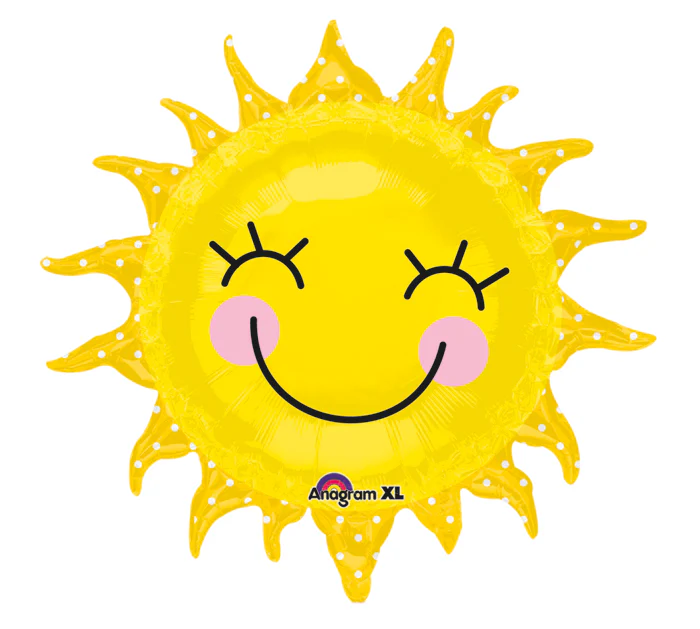 29" Smiling Sunshine Sun Balloon