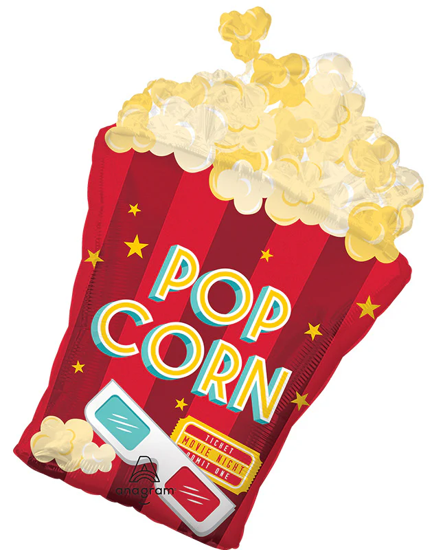 29" SuperShape Movie Night Foil Balloon