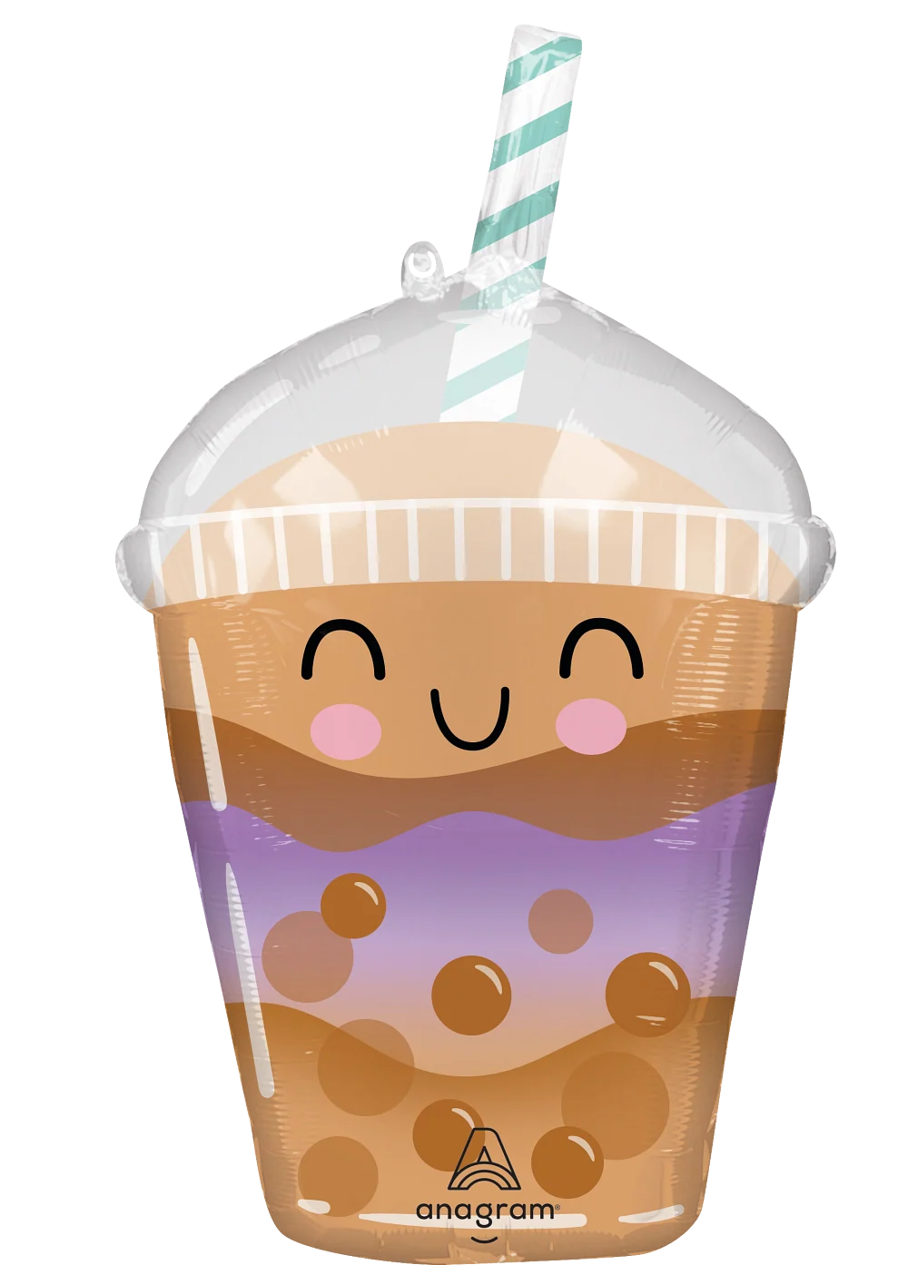 29" SuperShape Sippy Friends Boba Tea Foil Balloon
