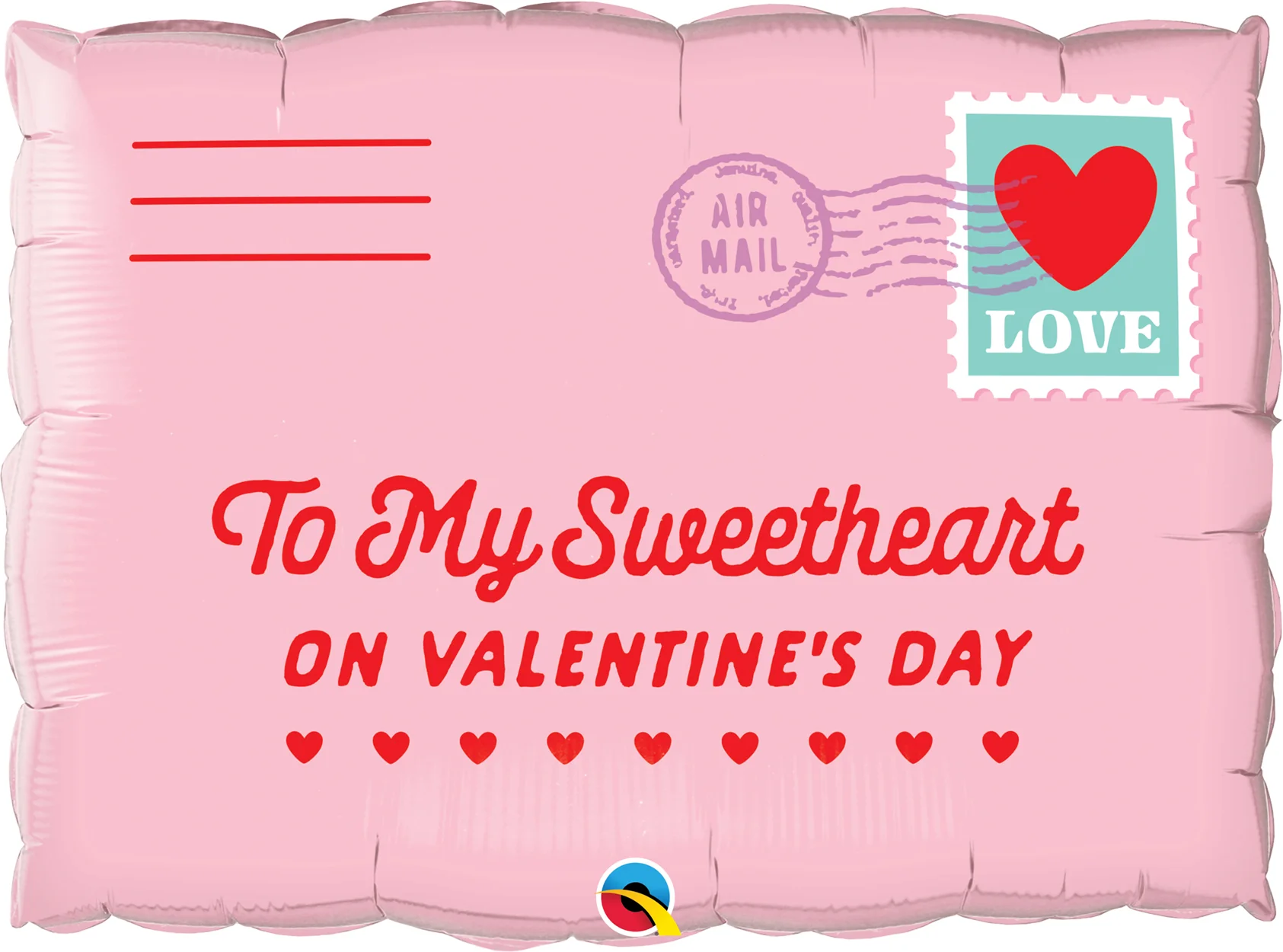 30" Addressed To My Sweetheart Foil Balloon