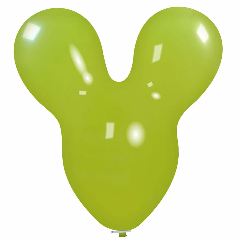 30" Mouse Cattex Brand Standard Lime Latex Balloons