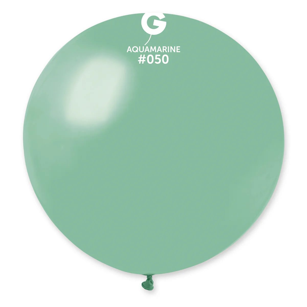 31" Gemar Latex Balloons (Pack of 1) Giant Balloon Aquamarine
