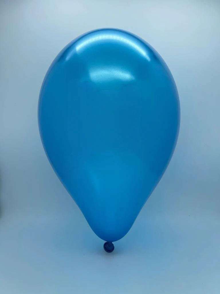31" Gemar Latex Balloons (Pack of 1) Giant Metallic Blue - Image 2