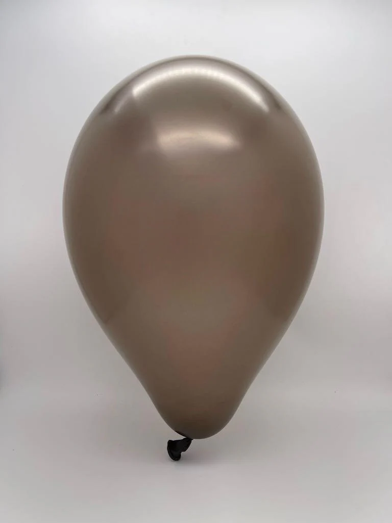 31" Gemar Latex Balloons (Pack of 1) Giant Metallic Brown - Image 2