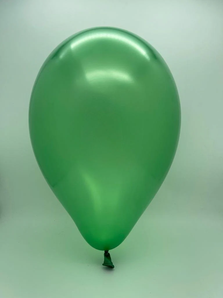 31" Gemar Latex Balloons (Pack of 1) Giant Metallic Green - Image 2