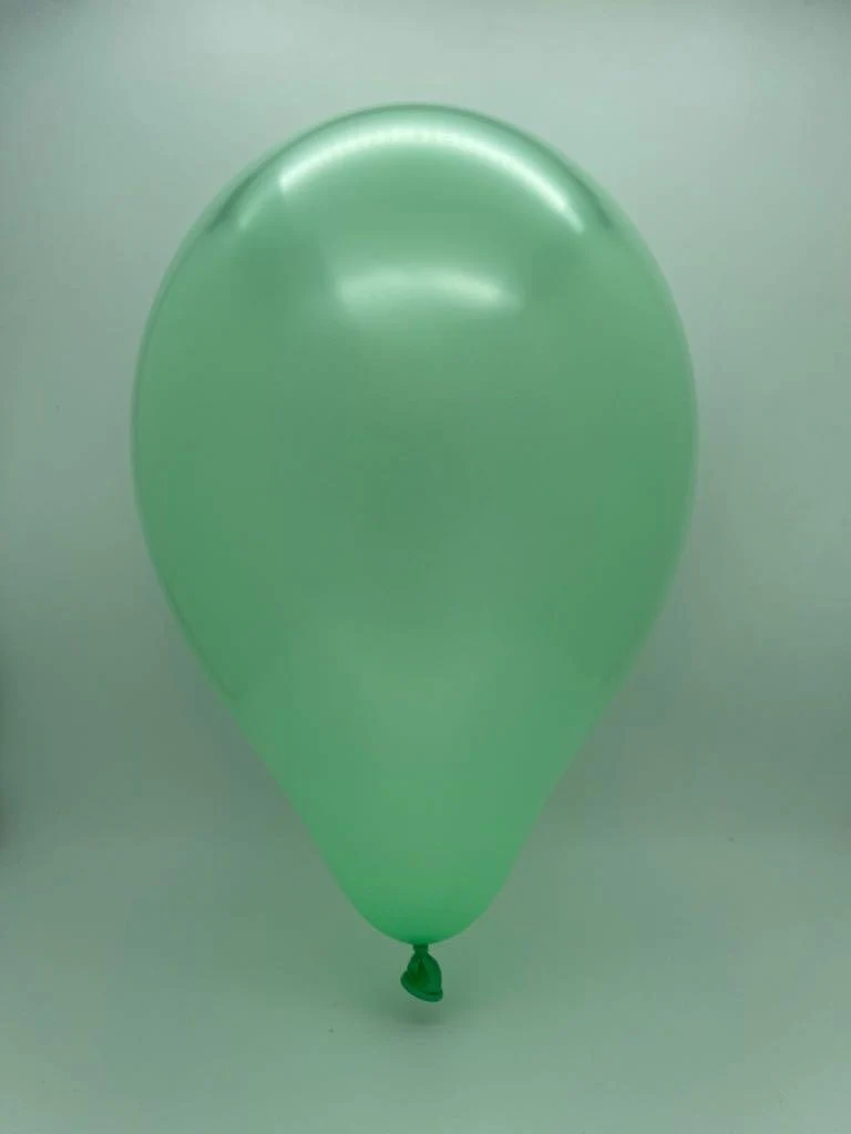 31" Gemar Latex Balloons (Pack of 1) Giant Metallic Mint Green - Image 2