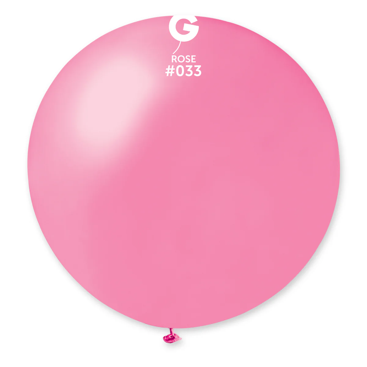 31" Gemar Latex Balloons (Pack of 1) Giant Metallic Rose