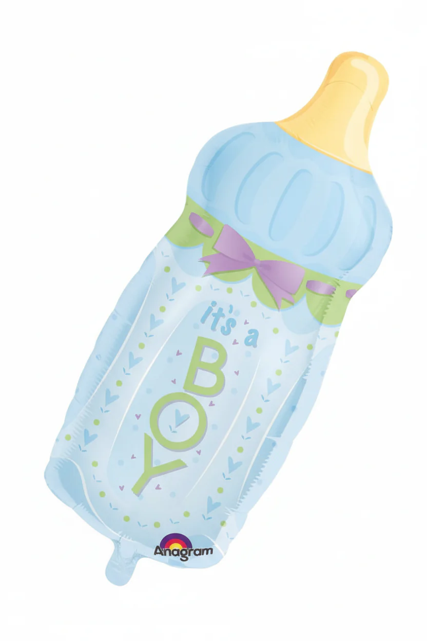 31" It's A Boy Baby Bottle Mylar Balloon