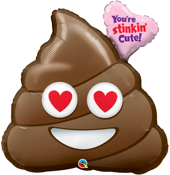 31" You're Stinkin' Cute! Foil Balloon