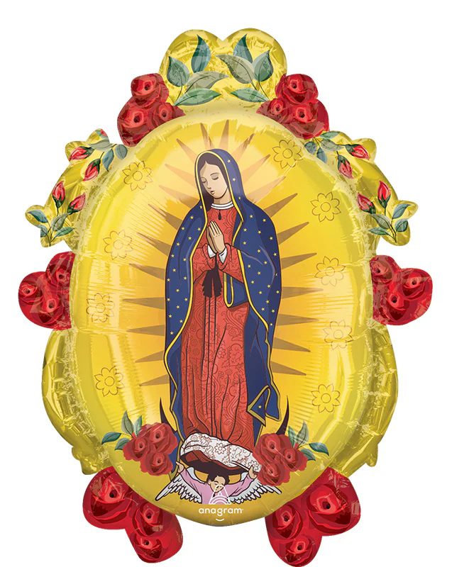 31" SuperShape Lady of Guadalupe Foil Balloon