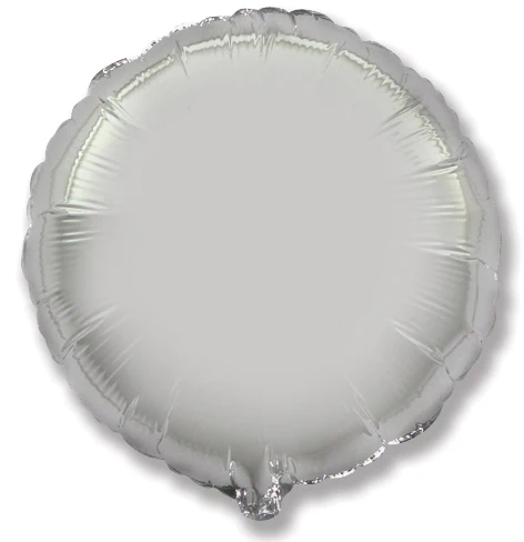 32" Jumbo Metallic Silver Circle Foil Balloon