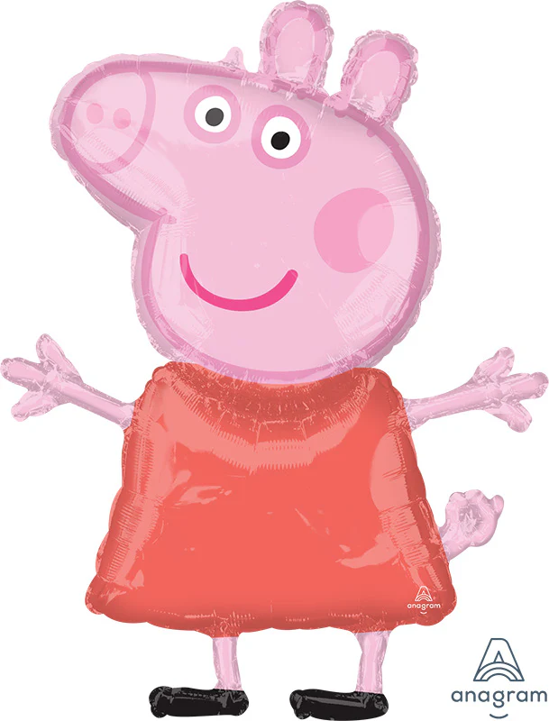 32" SuperShape Peppa Pig Foil Balloon