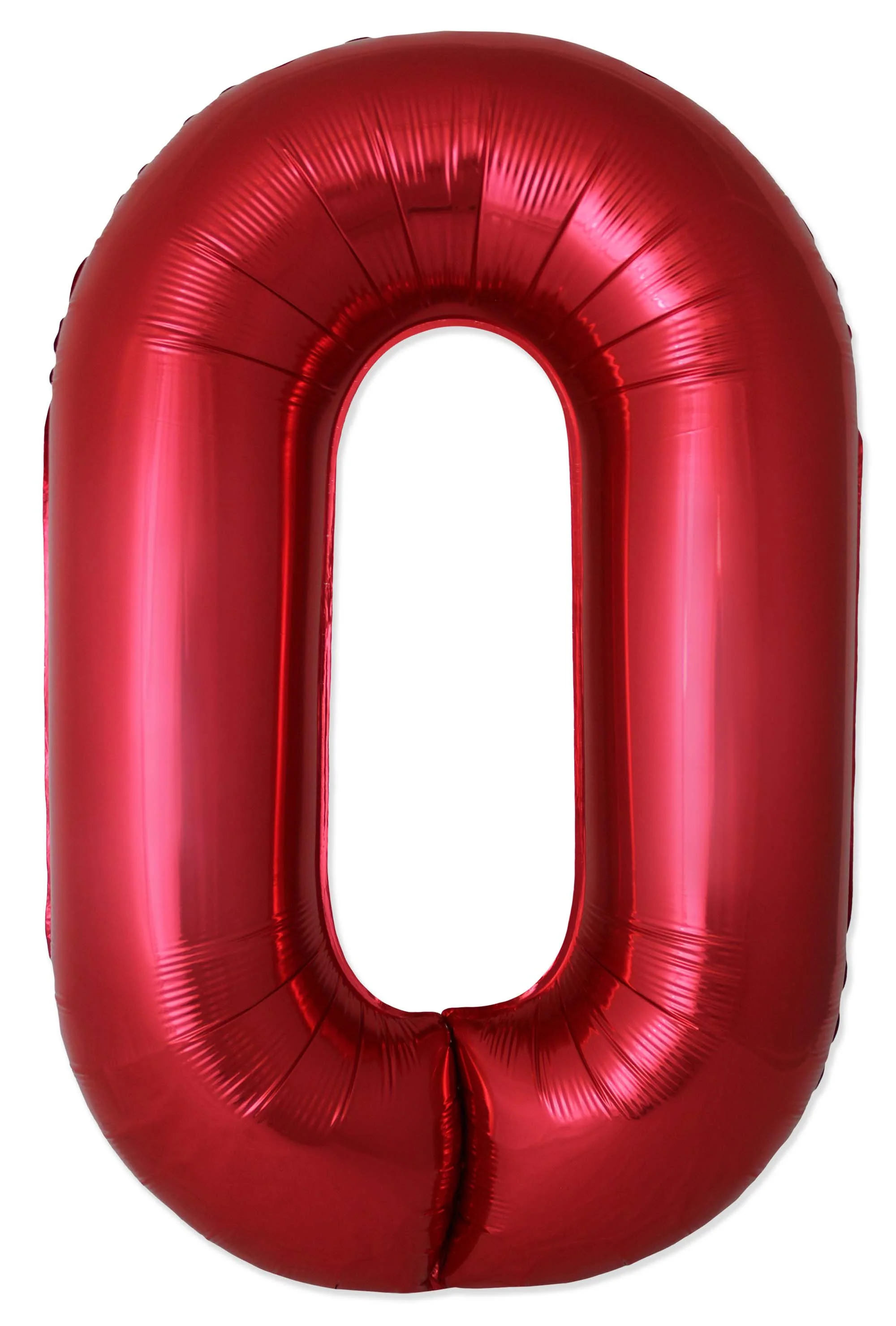 32" Inflated (40" Uninflated Approx) Number "0" Slimmer Design Red Brand Flexmetal