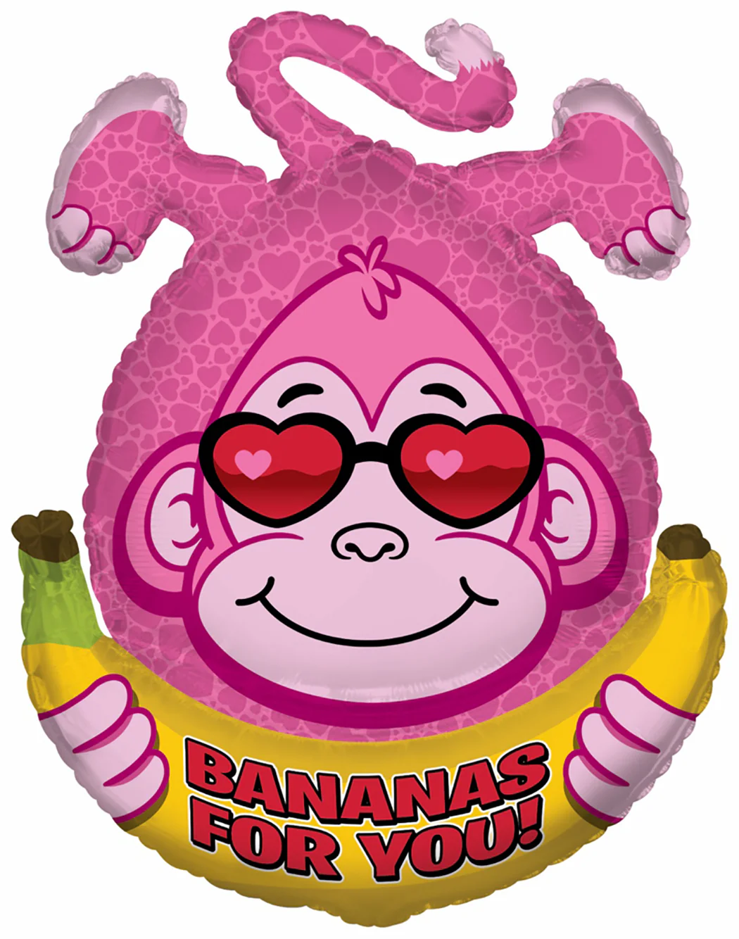 32" Jumbo Bananas For You Foil Balloons