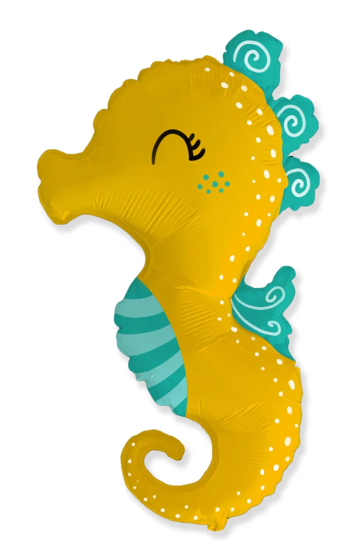 32" Seahorse Foil Balloon