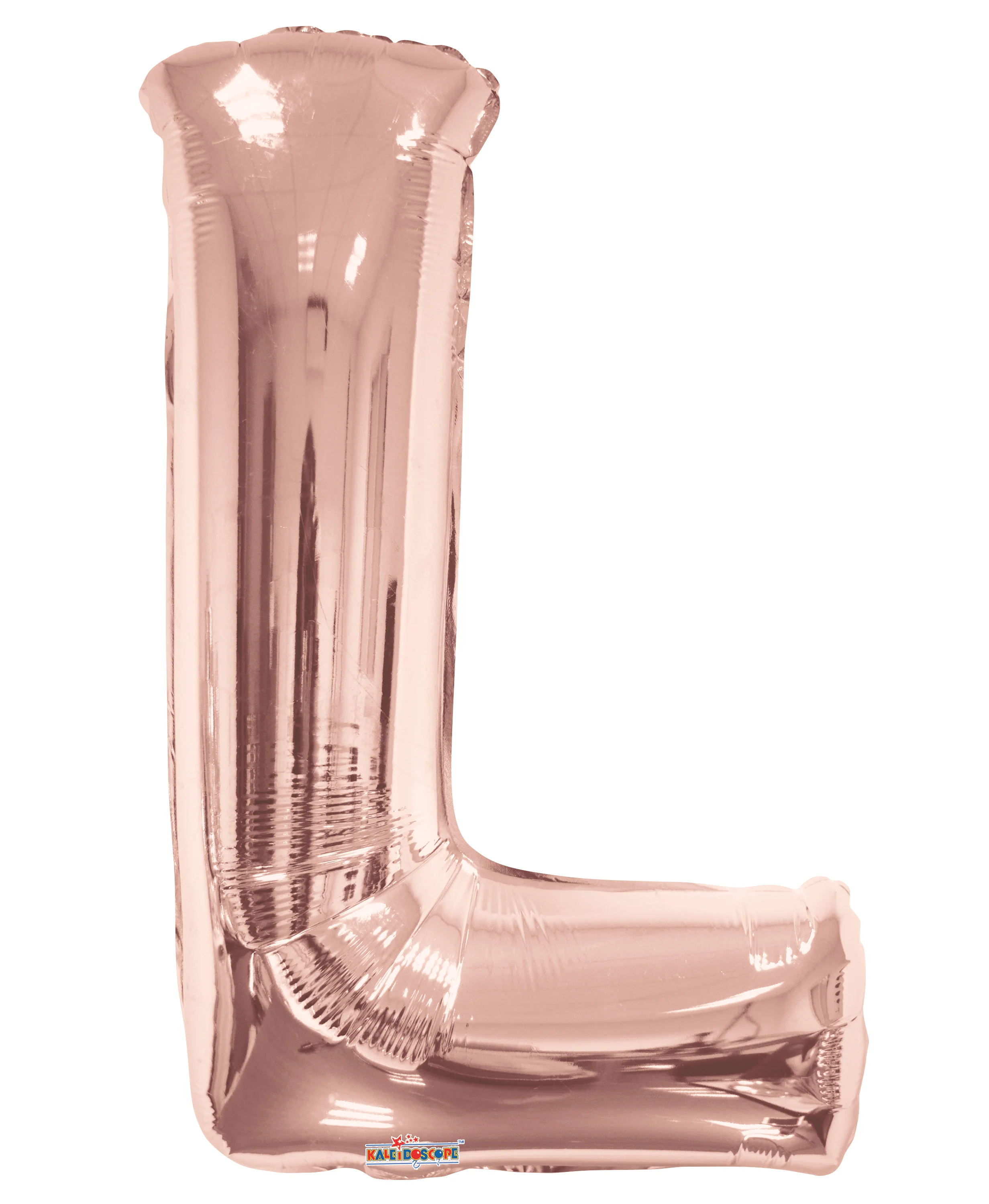 34" Letter L Rose Gold Shape Balloon