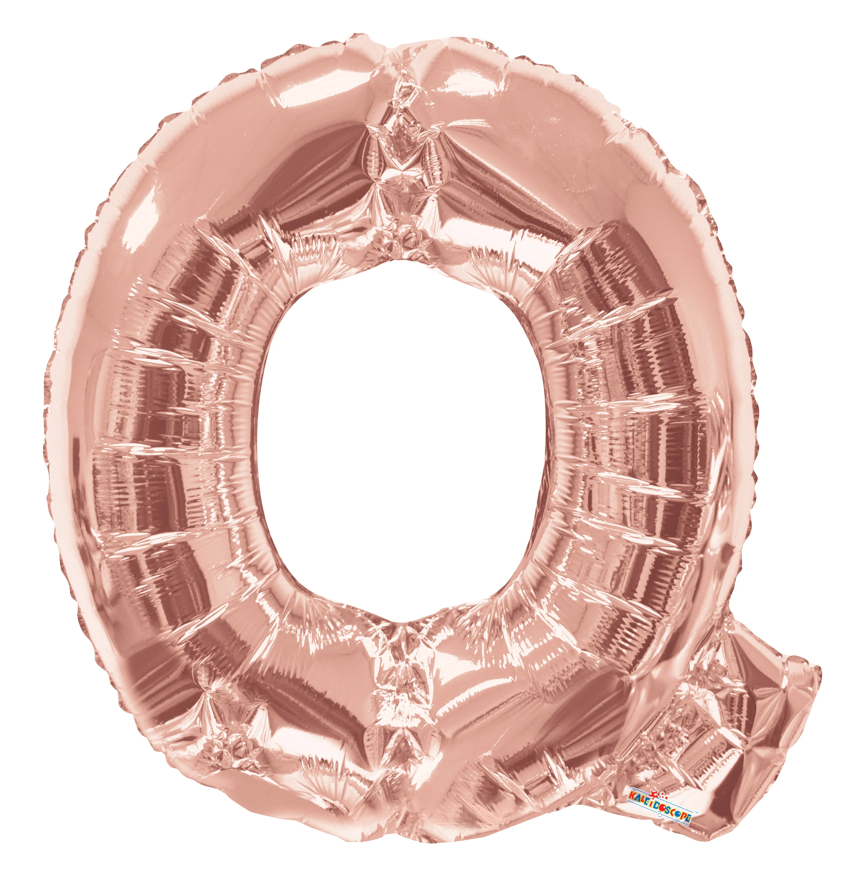 34" Letter Q Rose Gold Shape Balloon