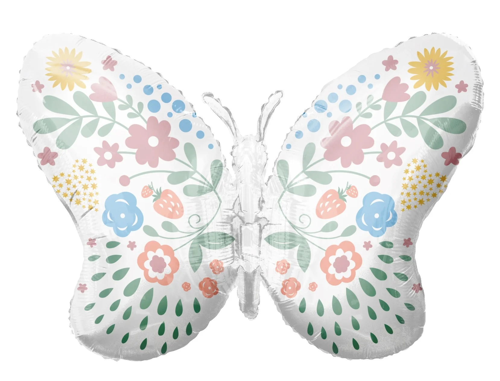 34" Lovely Butterfly Foil Balloon