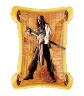 34" Pirates of the Caribbean Jack Balloon